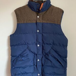 Parka sin mangas azul marino