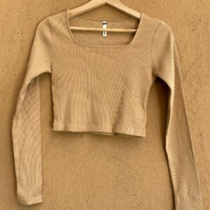 Polera cafe corta Sybilla