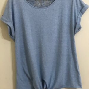 Polera Esprit celeste con amarra